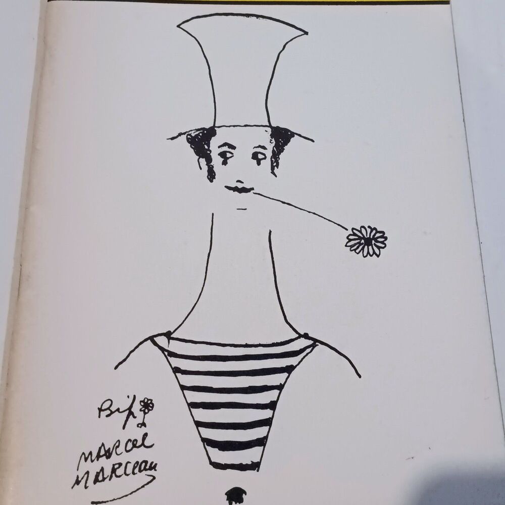 Marcel Marceau with Bip New York City Center Playbill-November 1965-French Mime